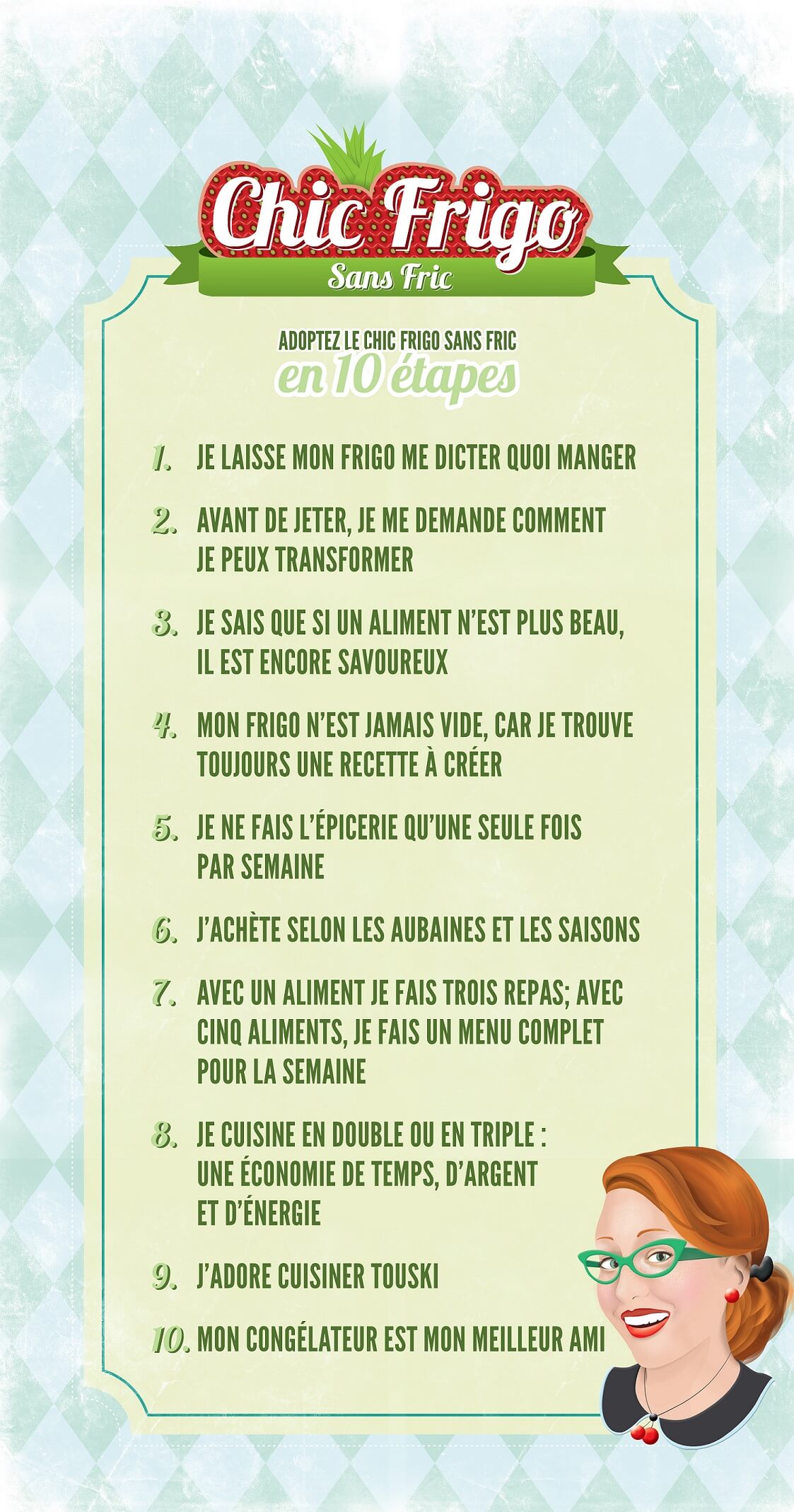Les 10 commandements du Chic Frigo Sans Fric
