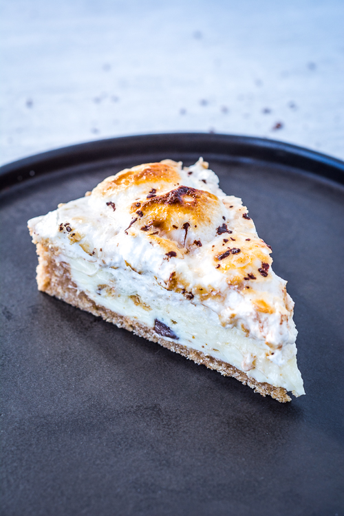 Pointe de tarte à la guimauves façon s'mores